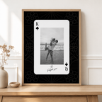 Personalized Playing Card Photo Canvas Aura Canvas