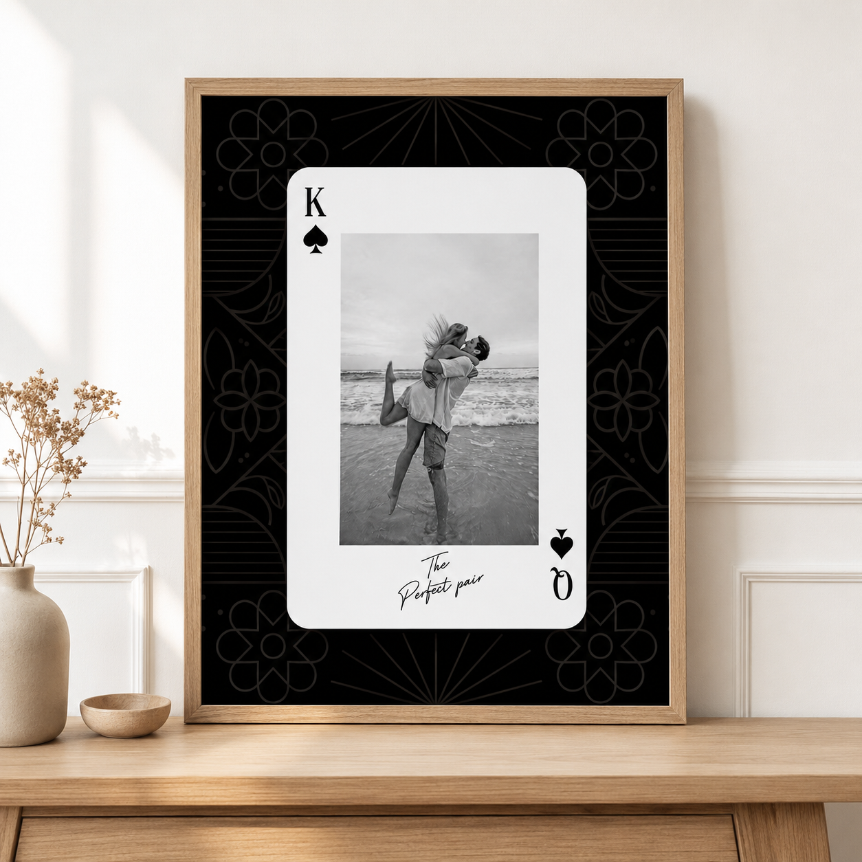 Personalized Playing Card Photo Canvas Aura Canvas