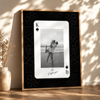 Personalized Playing Card Photo Canvas Aura Canvas