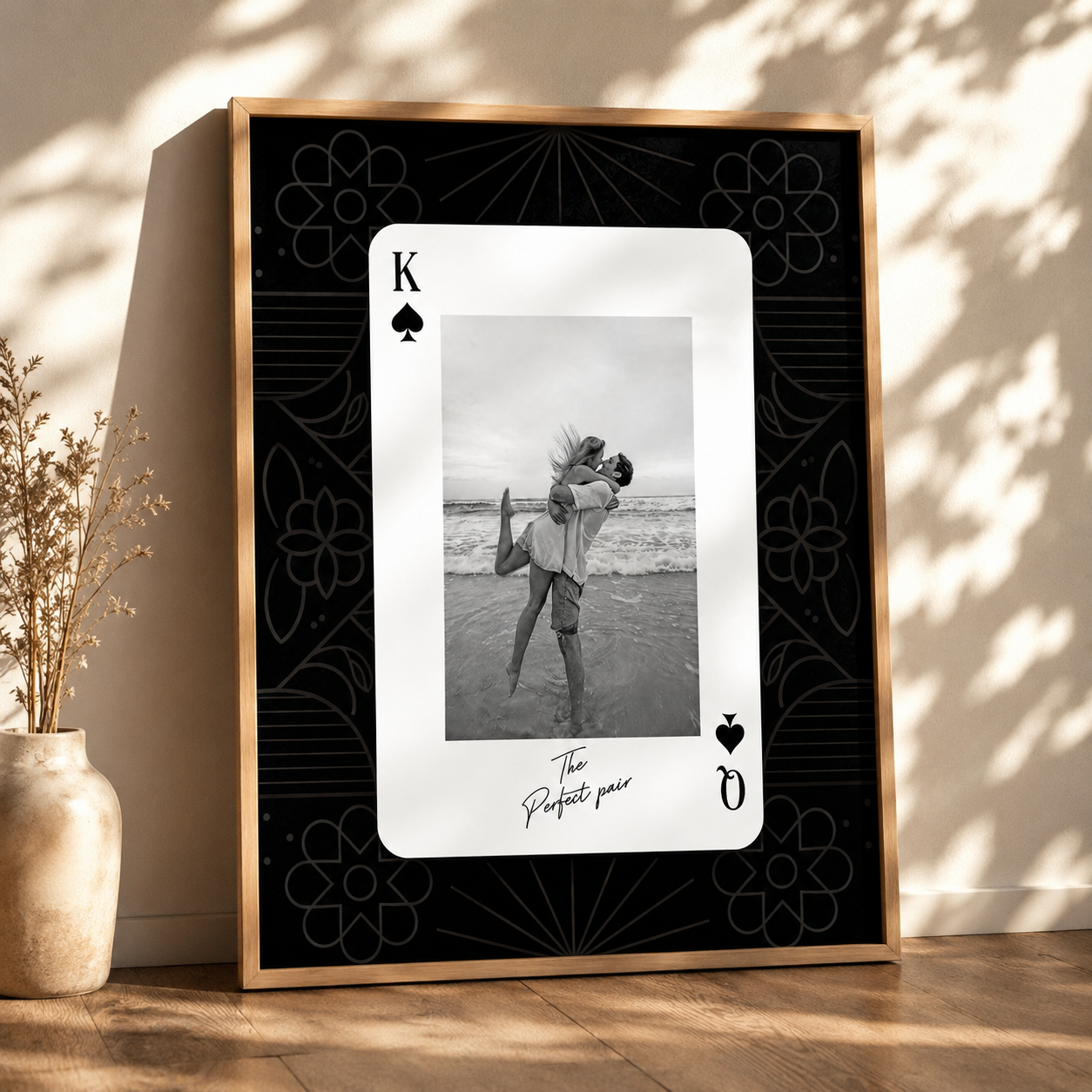 Personalized Playing Card Photo Canvas Aura Canvas