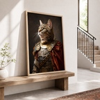 Custom Warrior Pet Portrait Canvas Aura Canvas