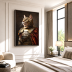 Custom Warrior Pet Portrait Canvas Aura Canvas
