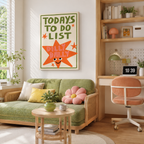 Today’s To Do List Dilly Dally Canvas Wall Art Aura Canvas