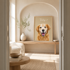 Custom Pet Memorial Portrait Canvas Aura Canvas