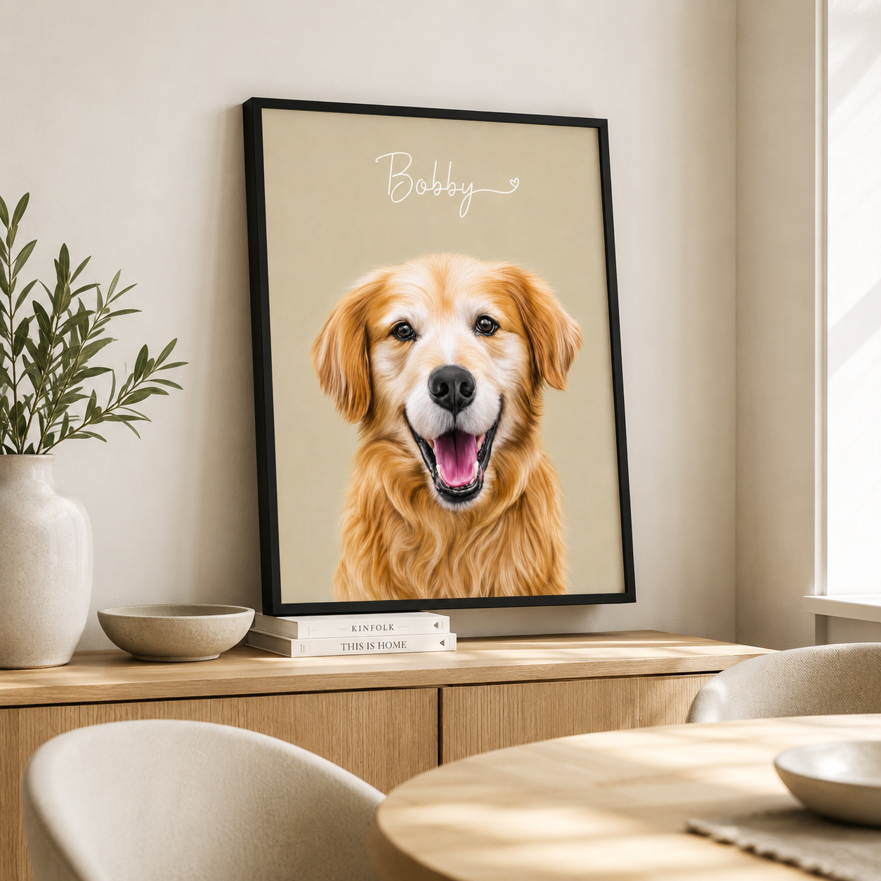 Custom Pet Memorial Portrait Canvas Aura Canvas