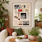 Custom Couple Collage Canvas Aura Canvas