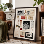 Custom Couple Collage Canvas Aura Canvas
