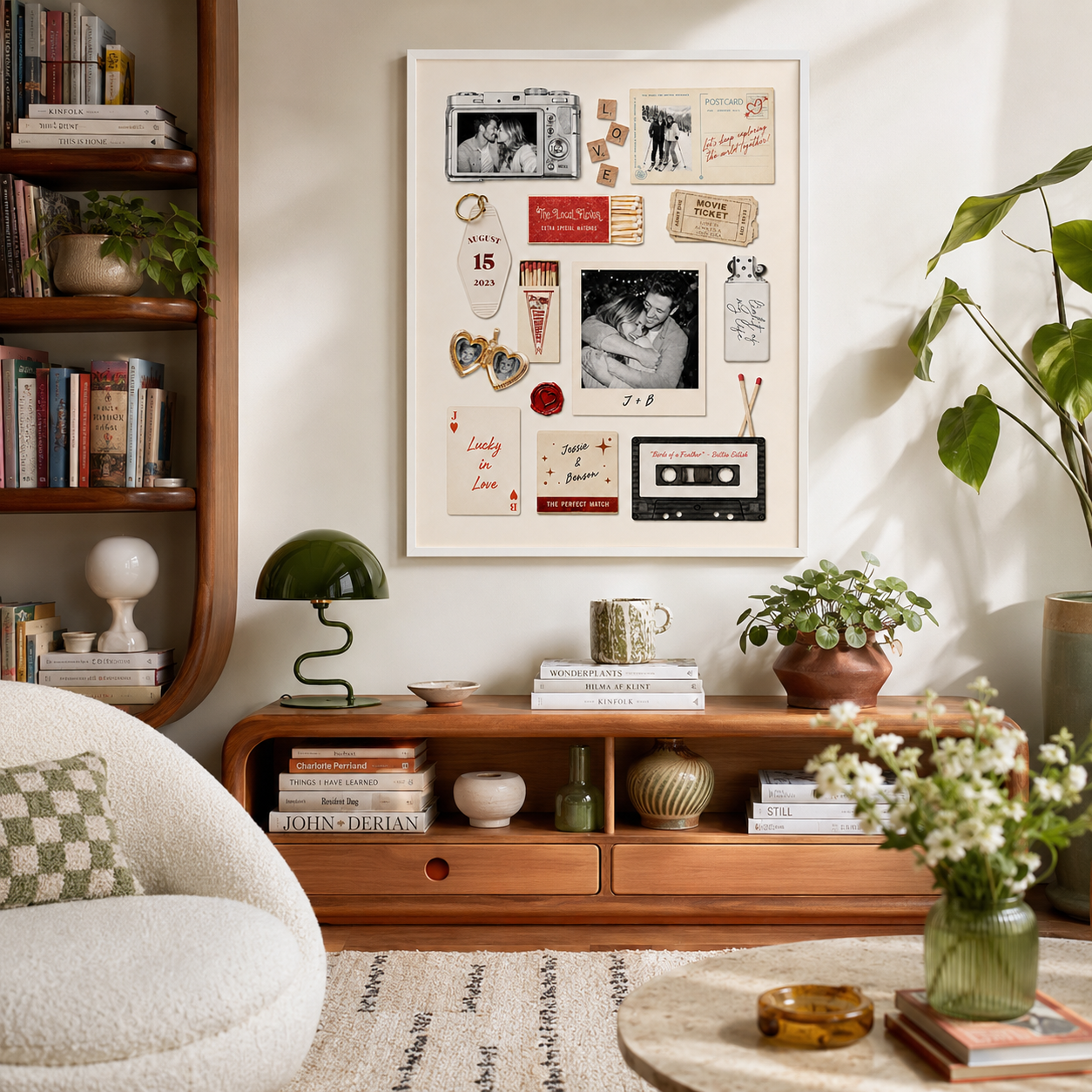 Custom Couple Collage Canvas Aura Canvas
