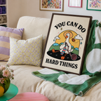 You Can Do Hard Things Goose Canvas Wall Art Aura Canvas