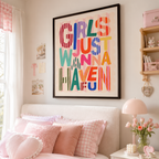 Girls Just Wanna Have Fun Canvas Wall Art Aura Canvas