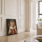 Custom Royal Cat Portrait Canvas Aura Canvas