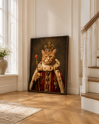 Custom Royal Cat Portrait Canvas Aura Canvas