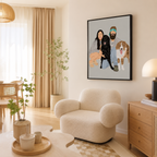 Custom Family Pet Portrait Canvas Aura Canvas