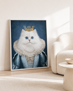 Custom Queen Pet Portrait Canvas Aura Canvas