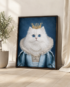 Custom Queen Pet Portrait Canvas Aura Canvas