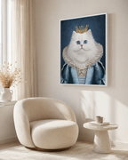 Custom Queen Pet Portrait Canvas Aura Canvas
