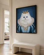 Custom Queen Pet Portrait Canvas Aura Canvas
