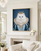 Custom Queen Pet Portrait Canvas Aura Canvas
