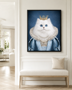 Custom Queen Pet Portrait Canvas Aura Canvas