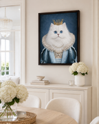 Custom Queen Pet Portrait Canvas Aura Canvas