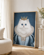 Custom Queen Pet Portrait Canvas Aura Canvas