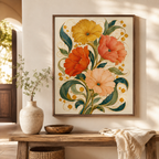 Vintage Floral Bouquet Canvas Aura Canvas