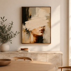 Abstract Neutral Woman Canvas Aura Canvas