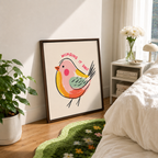 Winging It Daily Bird Canvas Wall Art Aura Canvas
