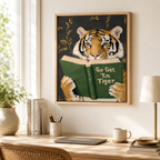Go Get ’Em Tiger Canvas Wall Art Aura Canvas