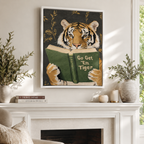 Go Get ’Em Tiger Canvas Wall Art Aura Canvas