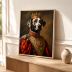 Custom Royal Pet Portrait Canvas Aura Canvas
