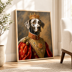 Custom Royal Pet Portrait Canvas Aura Canvas