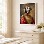 Custom Royal Pet Portrait Canvas Aura Canvas