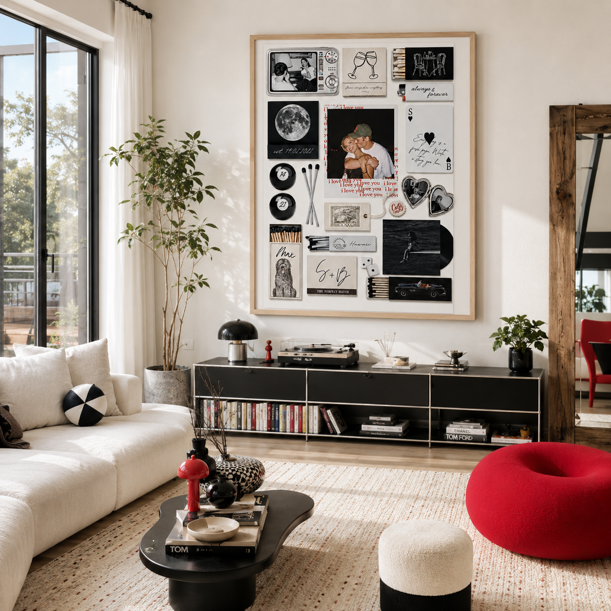 Custom Couple Keepsake Collage Canvas Aura Canvas