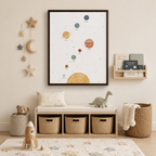 Solar System Canvas Wall Art Aura Canvas