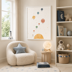 Solar System Canvas Wall Art Aura Canvas