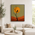 Black Bird Canvas Wall Art Aura Canvas