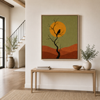 Black Bird Canvas Wall Art Aura Canvas
