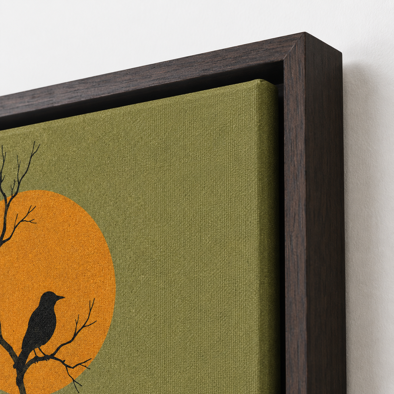 Black Bird Canvas Wall Art Aura Canvas