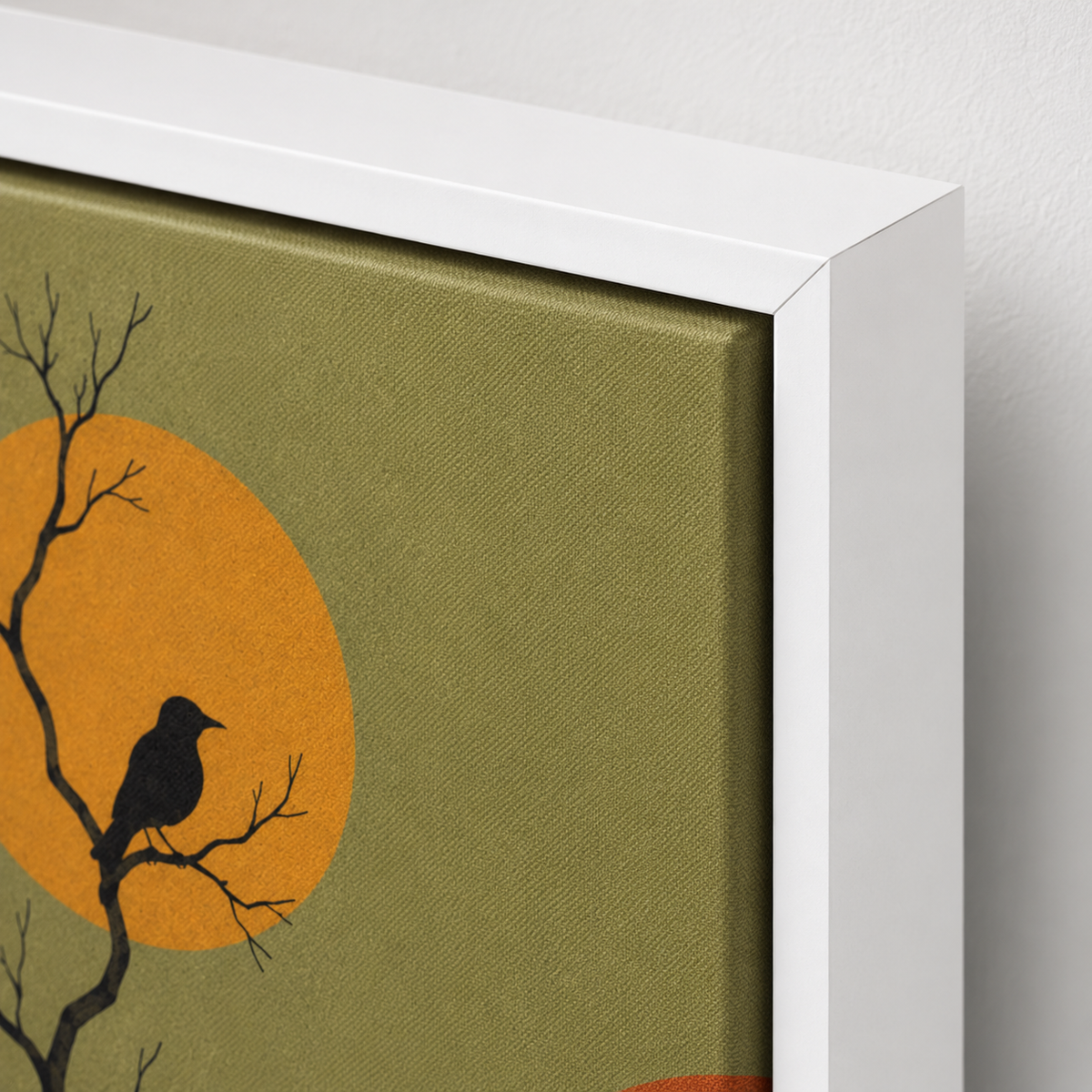Black Bird Canvas Wall Art Aura Canvas