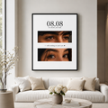 Custom Couple Eyes Photo Canvas Wall Art Aura Canvas