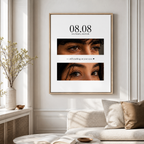 Custom Couple Eyes Photo Canvas Wall Art Aura Canvas