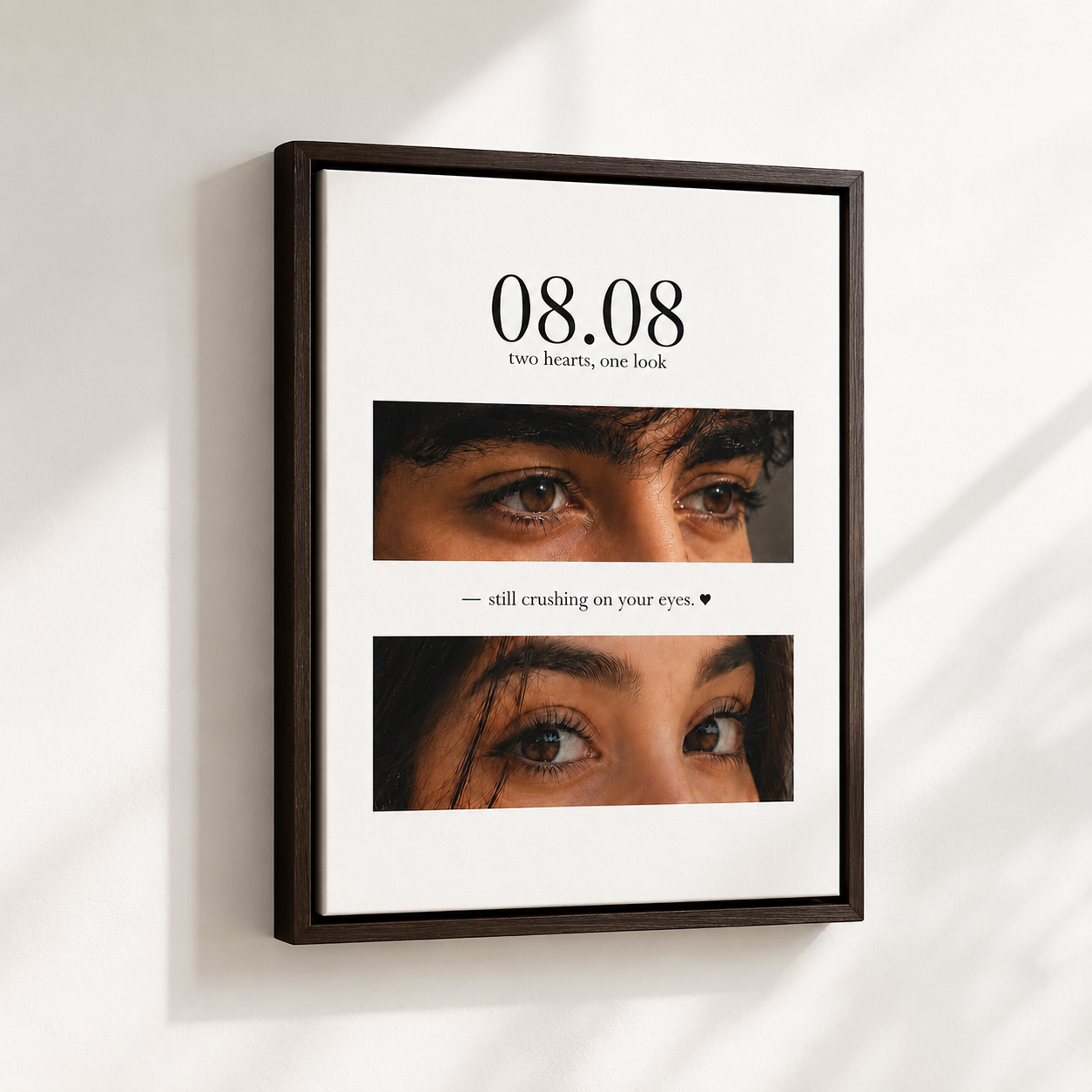 Custom Couple Eyes Photo Canvas Wall Art Aura Canvas