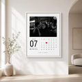 Custom Couple Photo Calendar Canvas Wall Art Aura Canvas