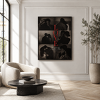 Custom Couple Photo Collage Canvas Wall Art Aura Canvas
