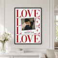 Custom Couple Photo Love Canvas Wall Art Aura Canvas