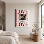 Custom Couple Photo Love Canvas Wall Art Aura Canvas