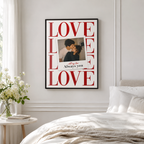 Custom Couple Photo Love Canvas Wall Art Aura Canvas