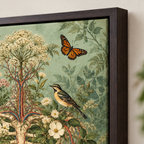 Vintage Botanical Human Anatomy Canvas Wall Art