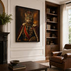 Custom Royal Pet Portrait Canvas